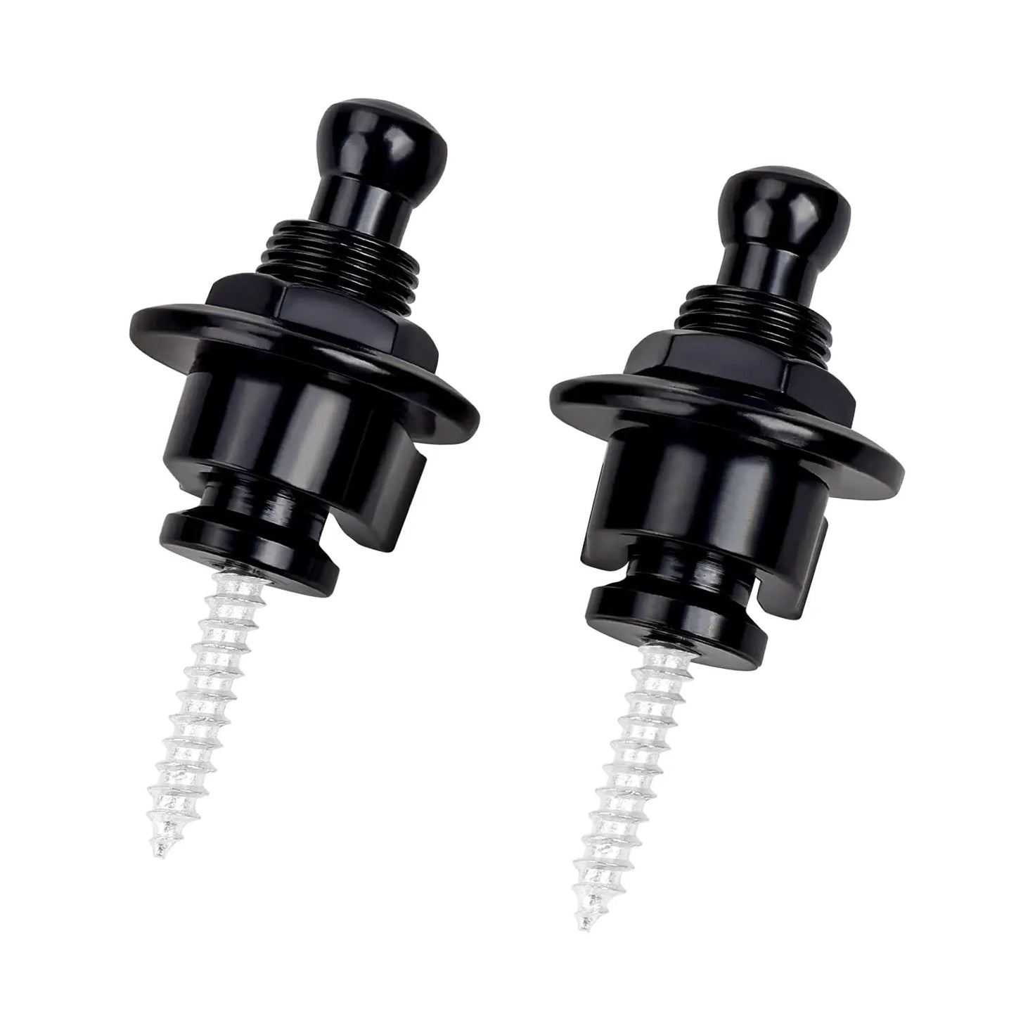 Guitar Strap Buttons Pins 1/2PCS 3 Color For Choose Premium Guitar Strap Locks Metal Security Strap Buttons Metal End Pins