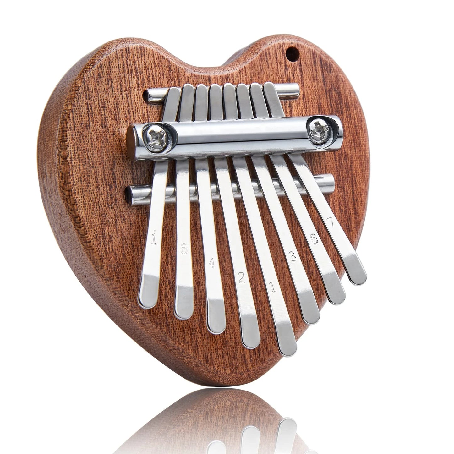Mini Kalimba 8 Key Thumb Piano 1 Pack Totoro Style Cute Instrument Portable Exquisite Gift Set for Kids