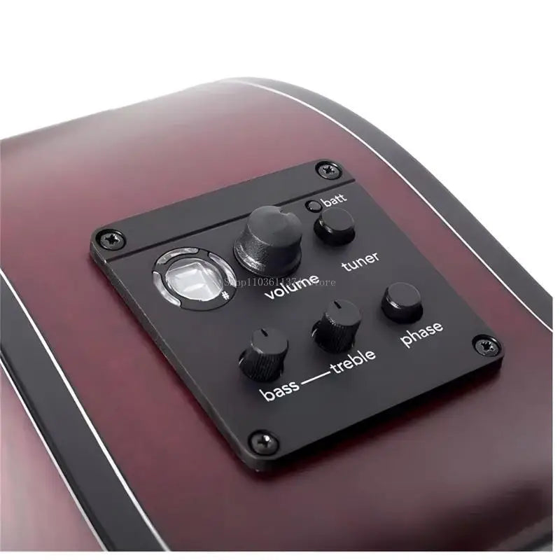 Guitar Pickup ISYS+ EQ Preamp Systems Acoustic Guitar Pickup with Tuner Easy Use