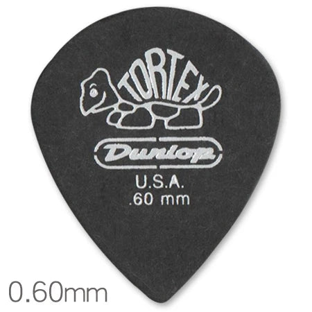 Dunlop Pick. 482R JAZZ 3 TORTEX material non-slip electric guitar pick. Thickness: 0.50/0.60/0.73/0.88/1.00/1.14 mm.