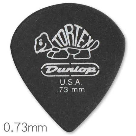Dunlop Pick. 482R JAZZ 3 TORTEX material non-slip electric guitar pick. Thickness: 0.50/0.60/0.73/0.88/1.00/1.14 mm.
