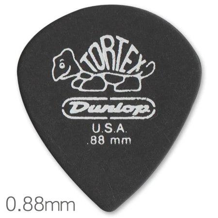 Dunlop Pick. 482R JAZZ 3 TORTEX material non-slip electric guitar pick. Thickness: 0.50/0.60/0.73/0.88/1.00/1.14 mm.