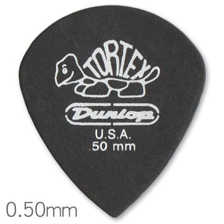 Dunlop Pick. 482R JAZZ 3 TORTEX material non-slip electric guitar pick. Thickness: 0.50/0.60/0.73/0.88/1.00/1.14 mm.
