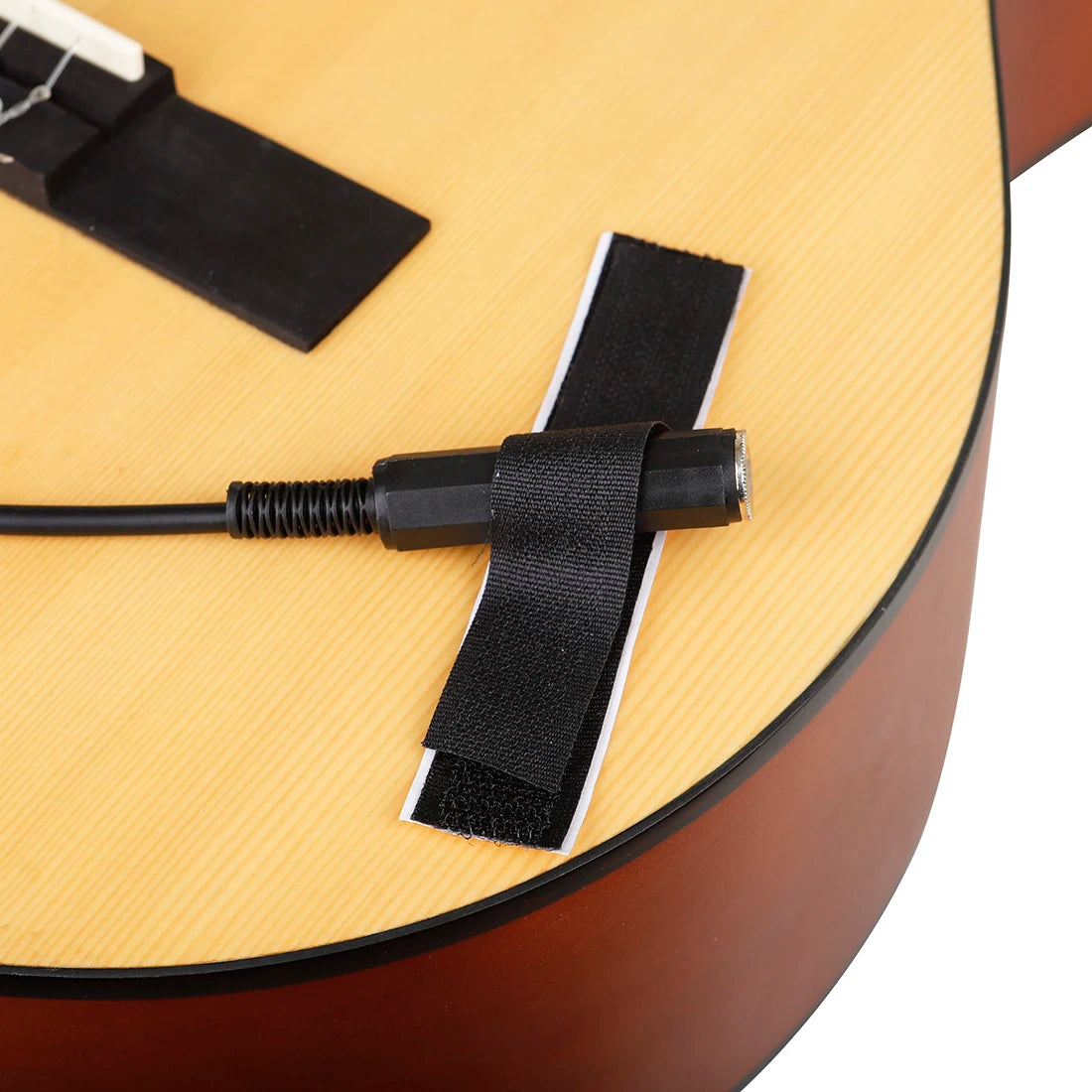 Universal Guitar Pickup Resonance Electric Guitar/Ukulele/Violin Black Pickup Clip Guitar Parts Accessories