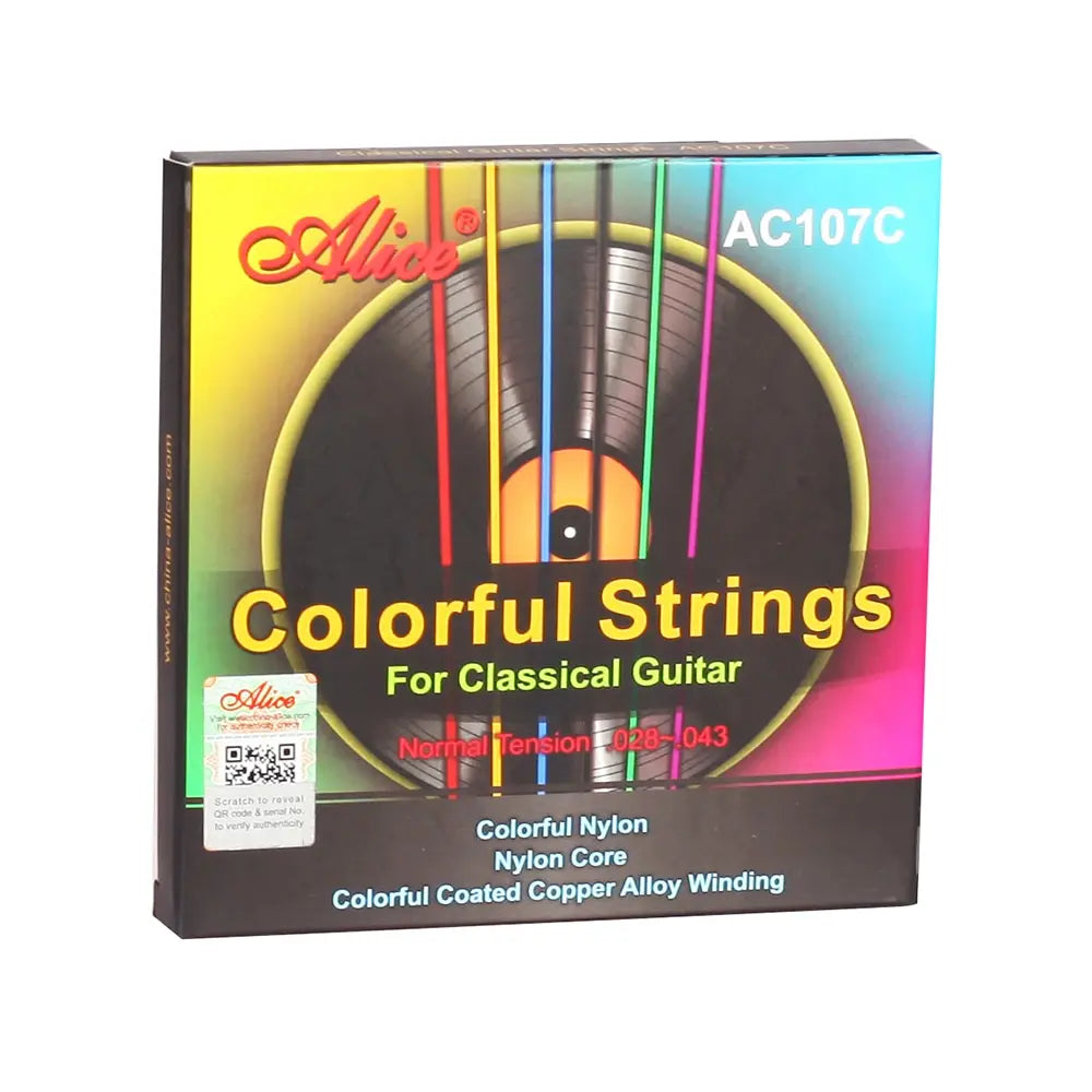Alice Classical Guitar Strings 6 Pcs/Set Nylon Fiber Strings For Guitar Classical Musical Instruments Guitar Parts A106/107C-N