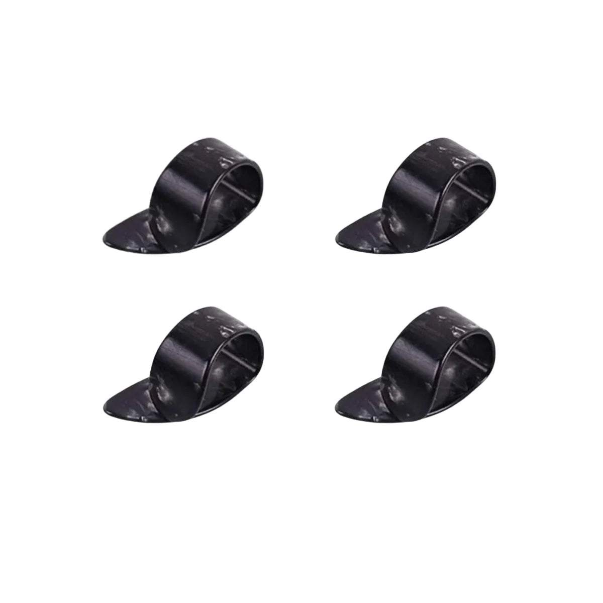 Guitar Picks 4pcs Celluloid Plectrums Thumb Finger Picks for Electric Guitar Acoustic Guitar Ukulele Bass