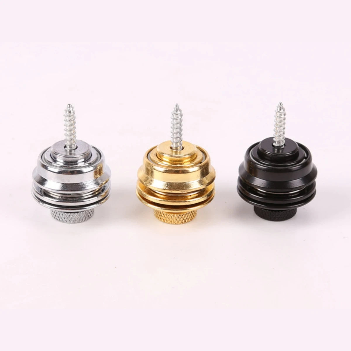 Guitar Strap Lock 1 PCS Heavy Duty Metal Button Security Straplock for Electric Acoustic Guitar Bass Ukulele