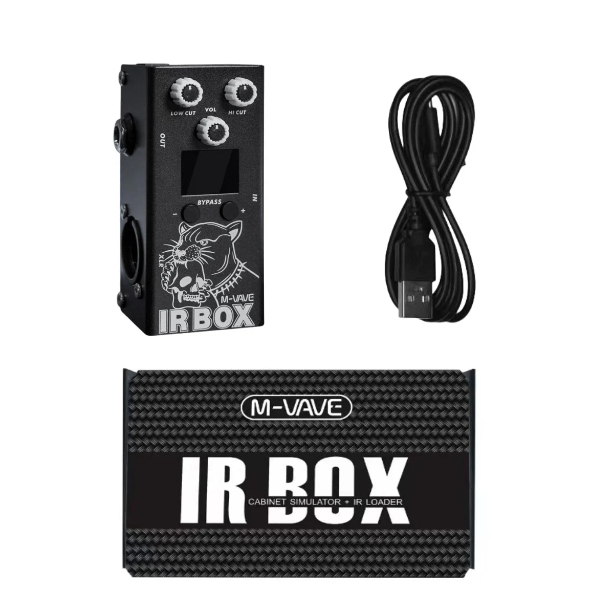 M VAVE Guitar Pedal Effectr IR BOX (Cabinet Simulator +IR Loader) Highly Restored Various Classic Speaker Box Sound support APP