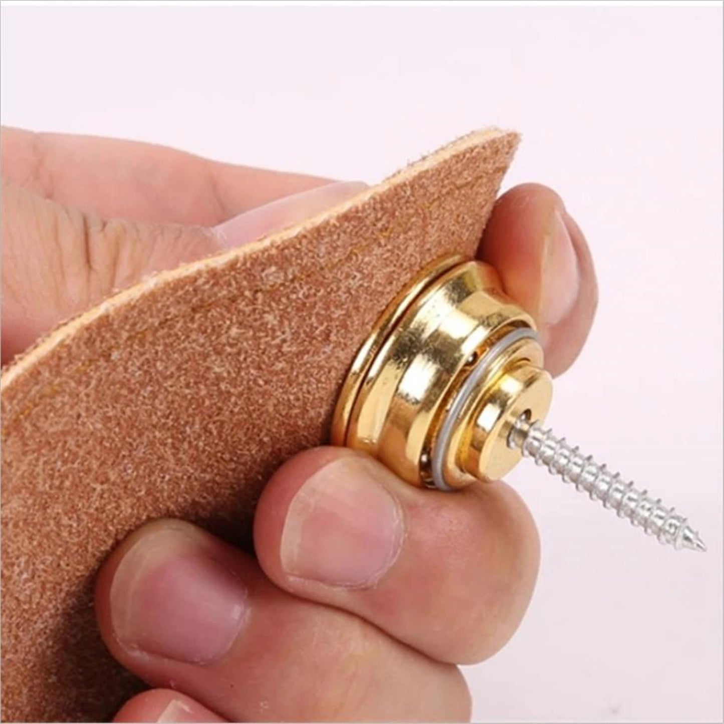 Guitar Strap Lock 1 PCS Heavy Duty Metal Button Security Straplock for Electric Acoustic Guitar Bass Ukulele