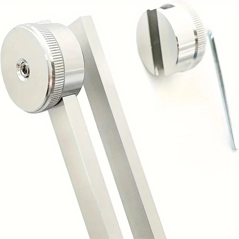 128Hz Tuning Fork  for Sound Therapy Stress Reduction Otoacoustic Emission Testing and Ear Cleaning Tools (Mallet&Wrench Include
