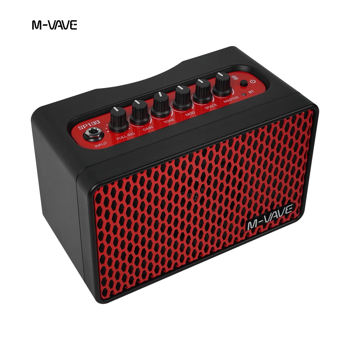 M-VAVE SP100 Speaker 10W Electric Guitar Speaker Built-in Box Head Box Simulates Outdoor Performance Portable Mini Speaker Gifts