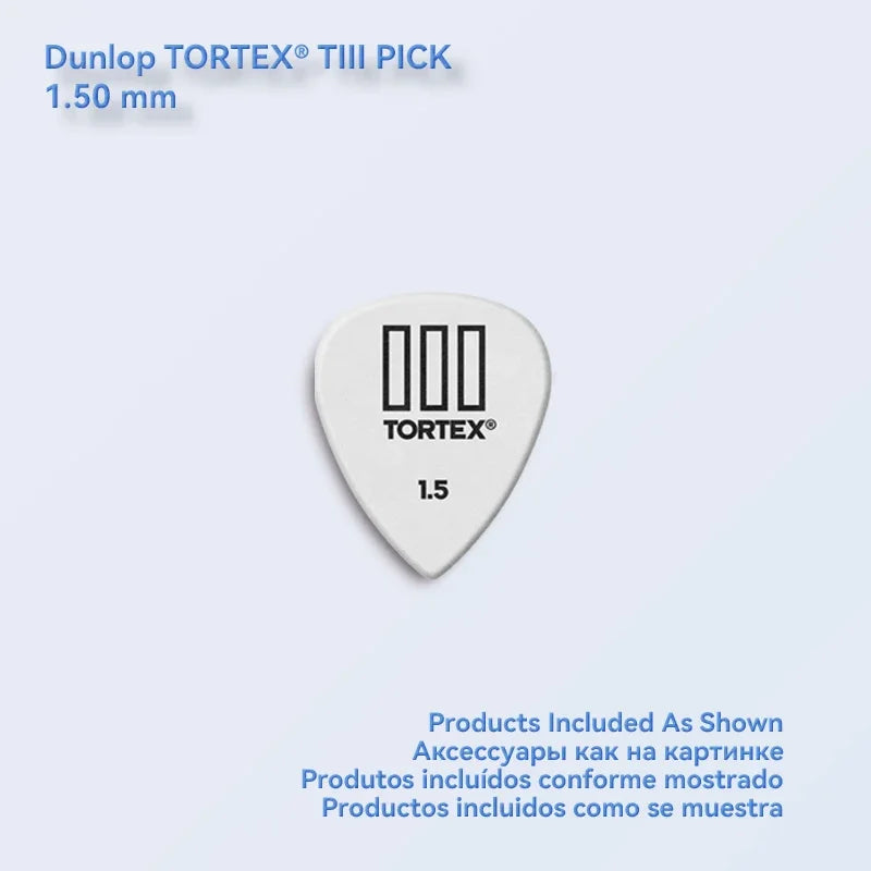 6Pcs Dunlop Guitar Picks For Electric Guitar Bass Parts Accessories 8 Kinds Of Thickness Plectrum