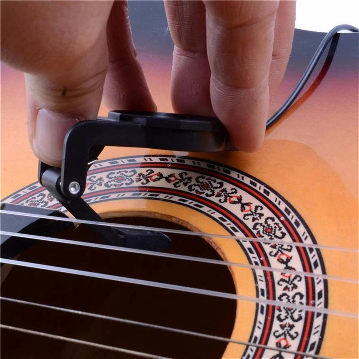 Audio Jack Clip On Pickup for Acoustic Guitar\Mandolin\Bouzouki\Violin\Banjo\Ukulele Length 2.5 M Sound Pickup Transducer