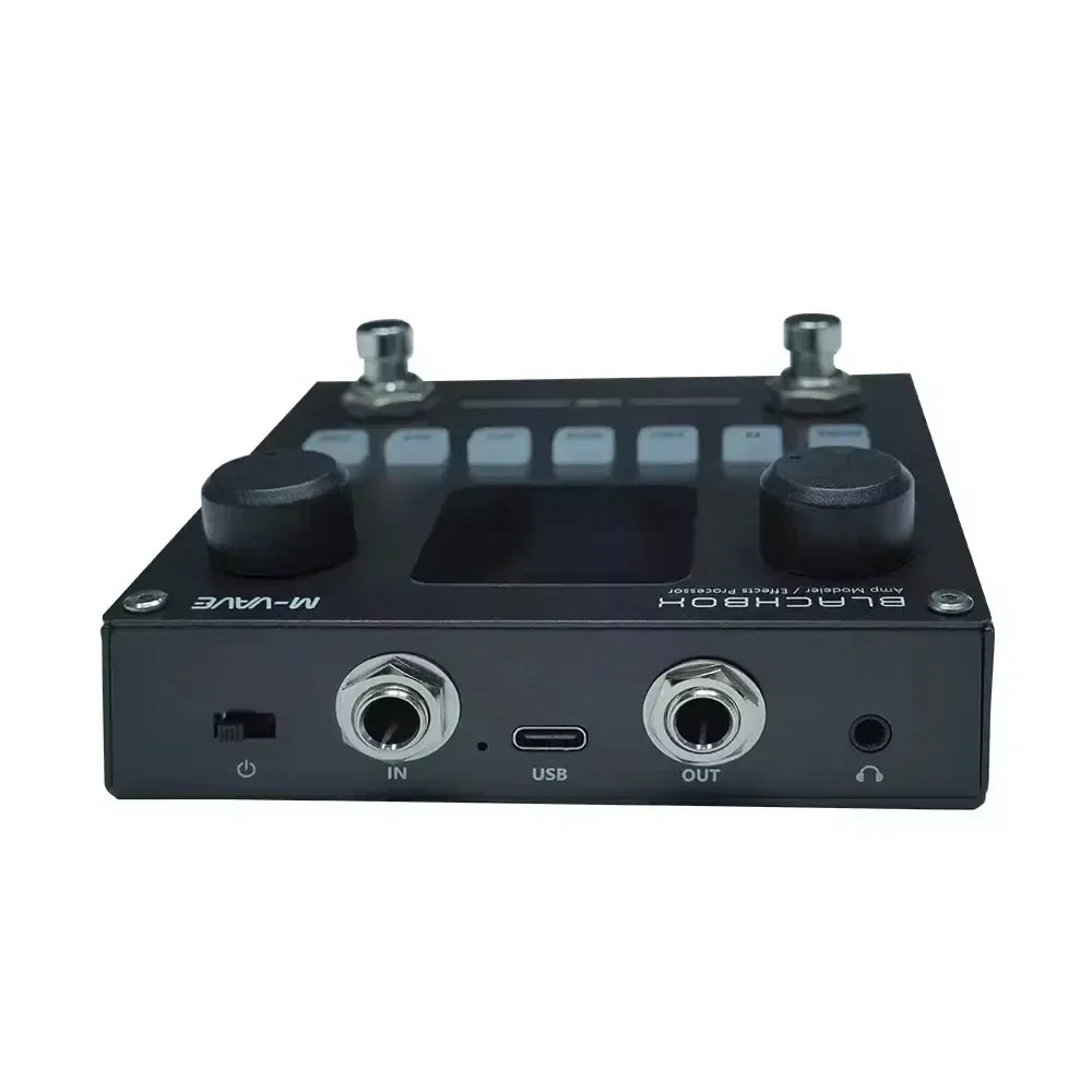 M-VAVE Black Box Effect Pedals Guitar / Bass AMP Modeler Multi Effects Processor Rechargeable for Electric Guitar Bass