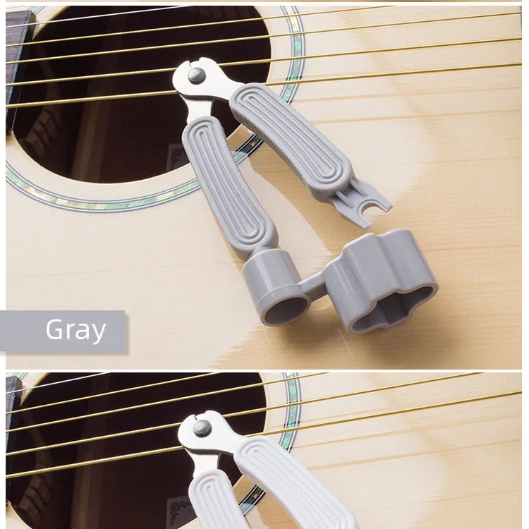 Miwayer Guitar String Winder 3 IN 1String Peg Winder + String Cutter + Pin Puller Instrument Guitar Maintenance Tool Repair Tool