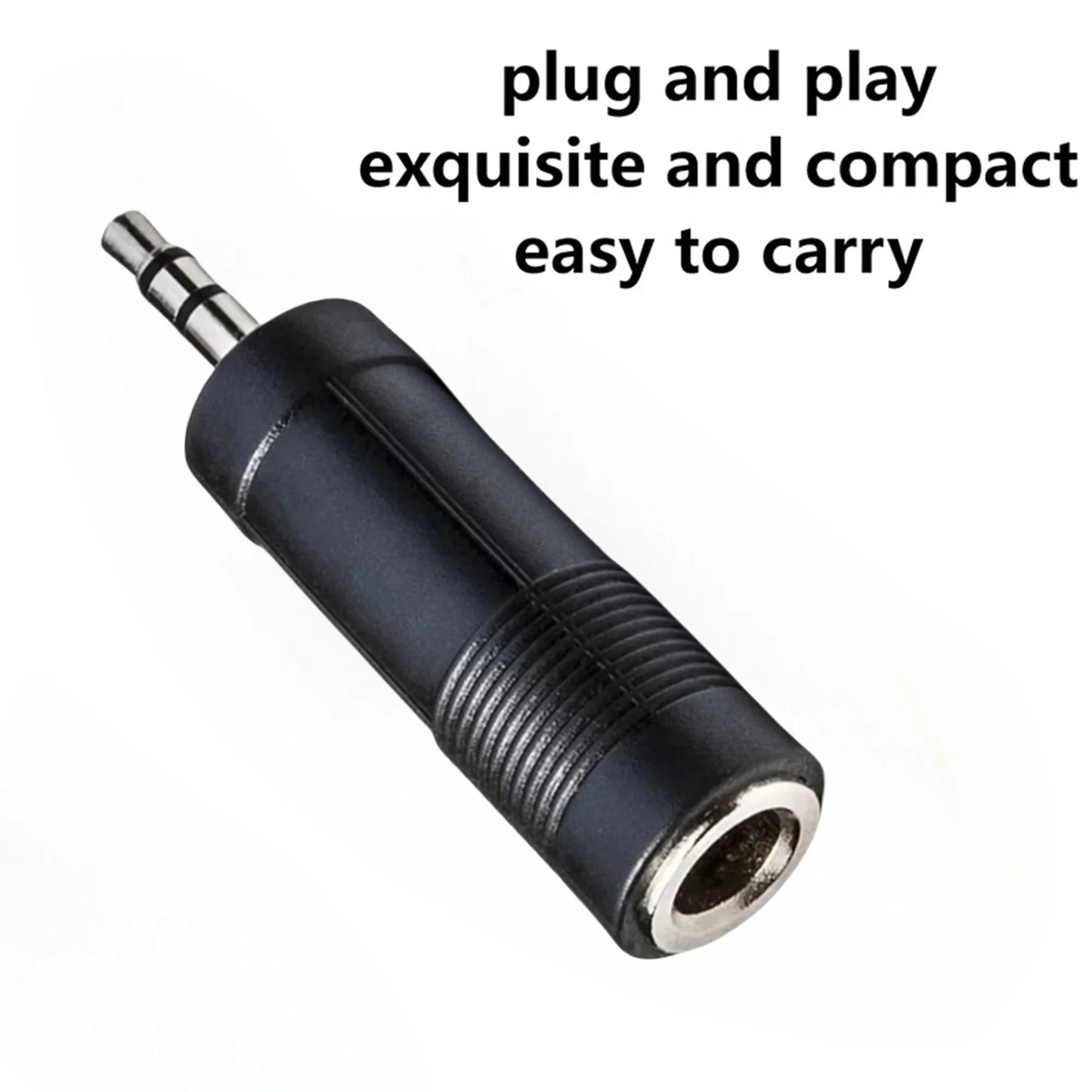 Miwayer 3.5mm Female To 6.35mm(1/4 inch) Male Stereo Headphone Audio Adaptor/Microphone Plug Jack Adapter Converter