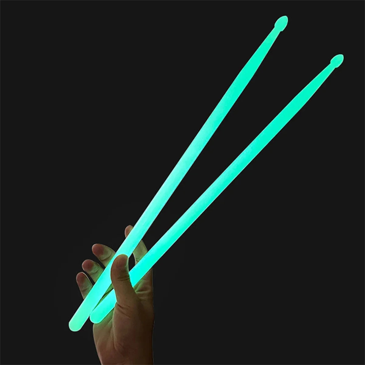 Miwayer Luminous Drum Stick Light Up Drum Sticks1Pair in The Dark Musical Instruments Stage Performance Fluorescent Drumsticks