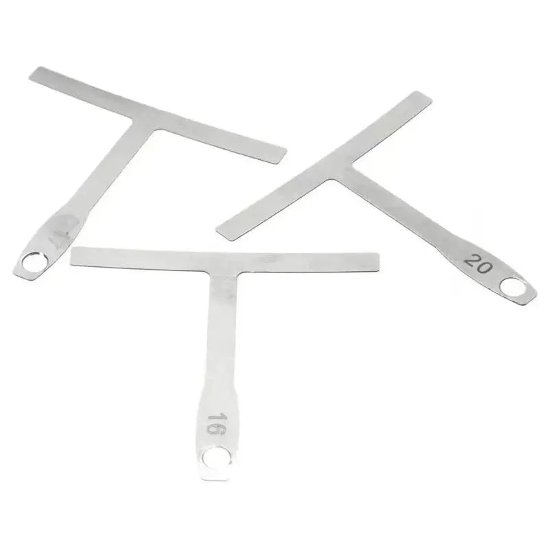 Miwayer 9 Pcs Guitar Radius Gauge Under String Radius Gauge String Gauges Luthier Tools for Guitar Fretboard Radius Gauge