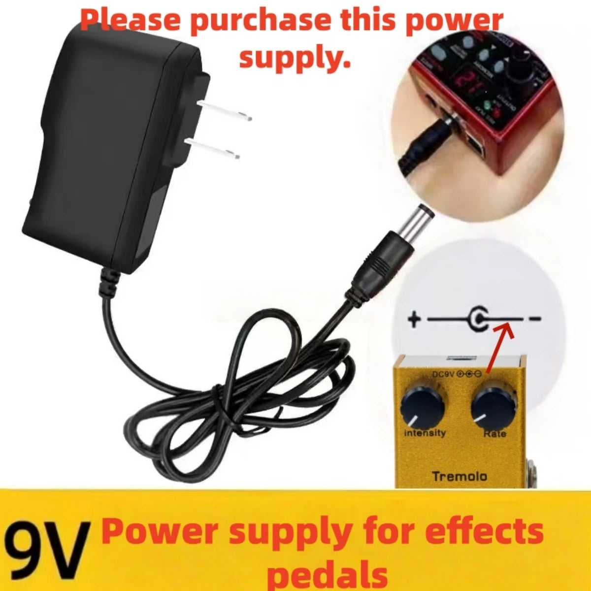 Mini Electric Guitar Effect Pedal Overdrive/Distortion Crunch/US Dream/Chorus/Vintage Phase/Digital Delay/Tremolo