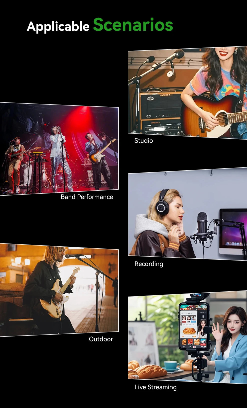 M-VAVE SP100 Speaker 10W Electric Guitar Speaker Built-in Box Head Box Simulates Outdoor Performance Portable Mini Speaker Gifts