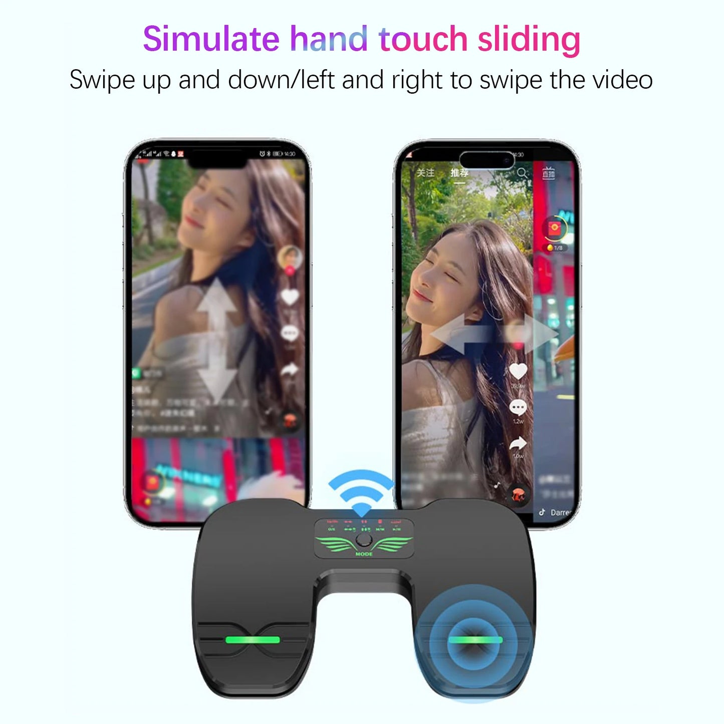 Wireless Page Turner Pedal Portable Music Page Turner for Tablets Smartphones BT Foot Page Turner Rechargeable & Anti-Skid Pad