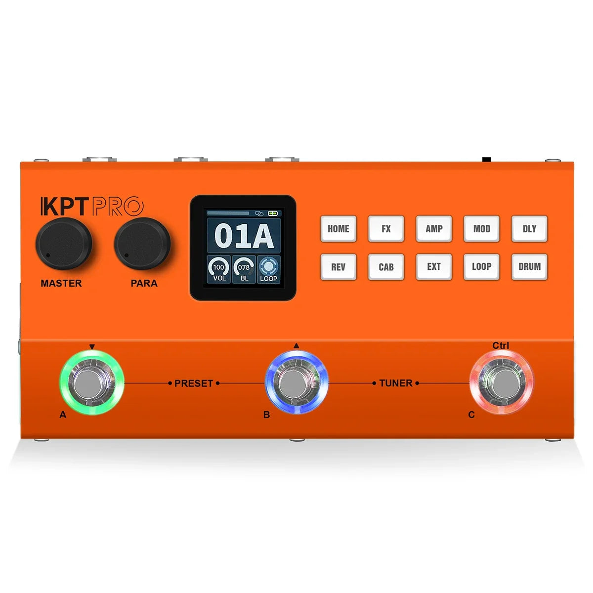 Yuimer KPT PRO Guitar Effect Pedal,Loop ,Drum with Noise Reduction, Compression, EQ, Delay, Reverb,TANK G Upgraded Multi-Effects