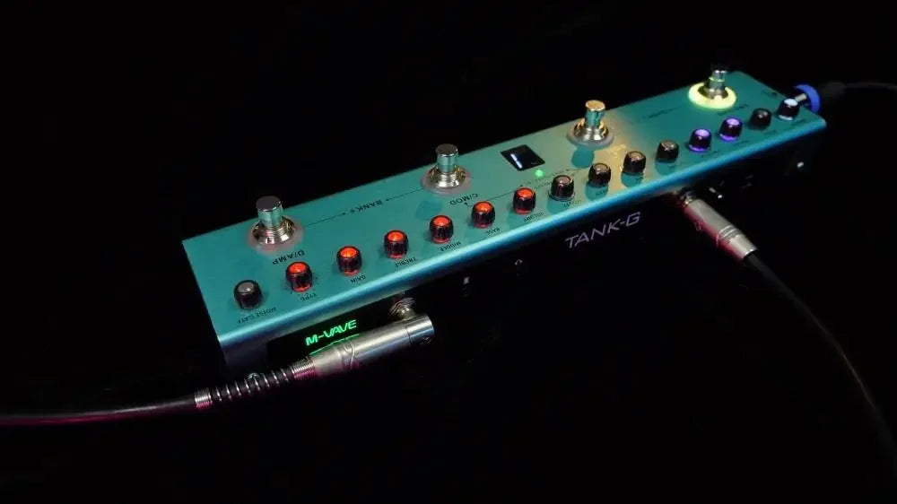 M-VAVE  Guitar Multi-Effects Pedal 36 Presets 9 Preamp Slots 8 IR Cab Slots 3 Band EQ 3 Modulation/Delay/Reverb Effect Tank-G