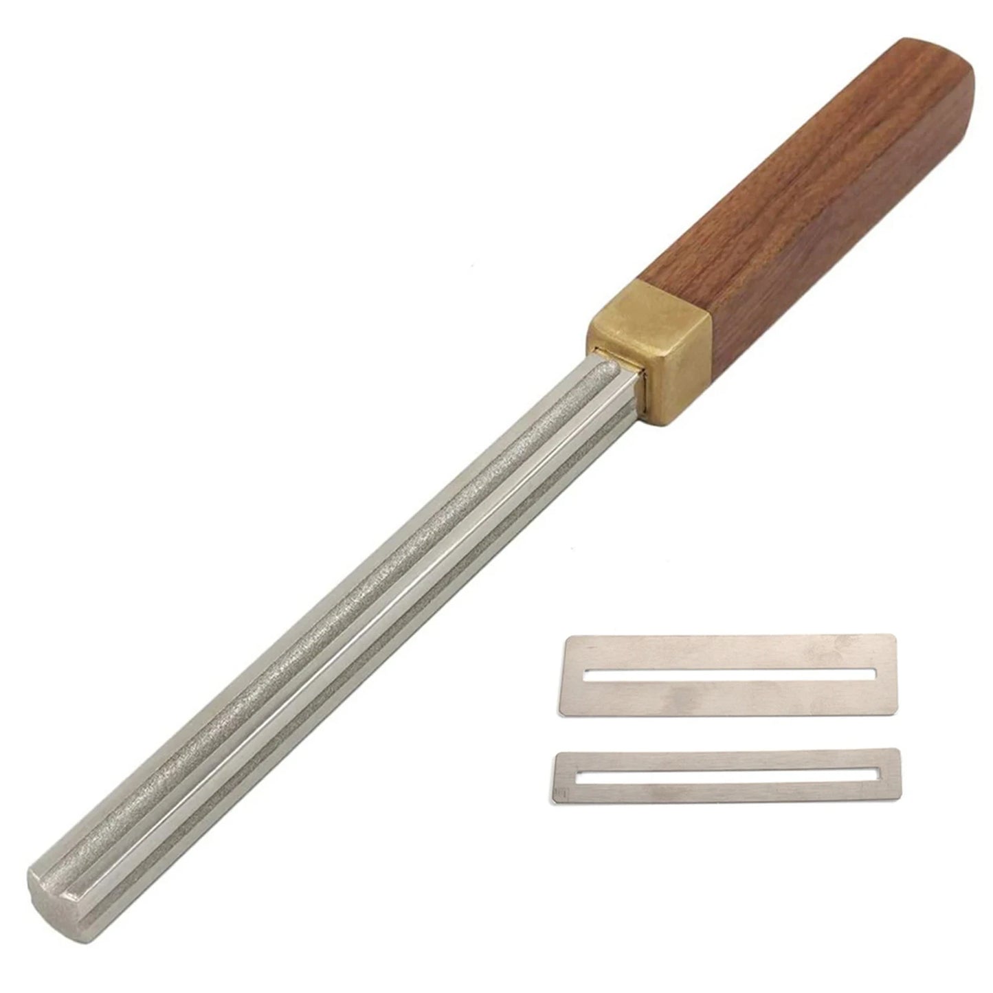 Miwayer Diamond guitar fret file, extra narrow, medium and wide accessory, 4 edges with 2 pieces of fingerboard protector