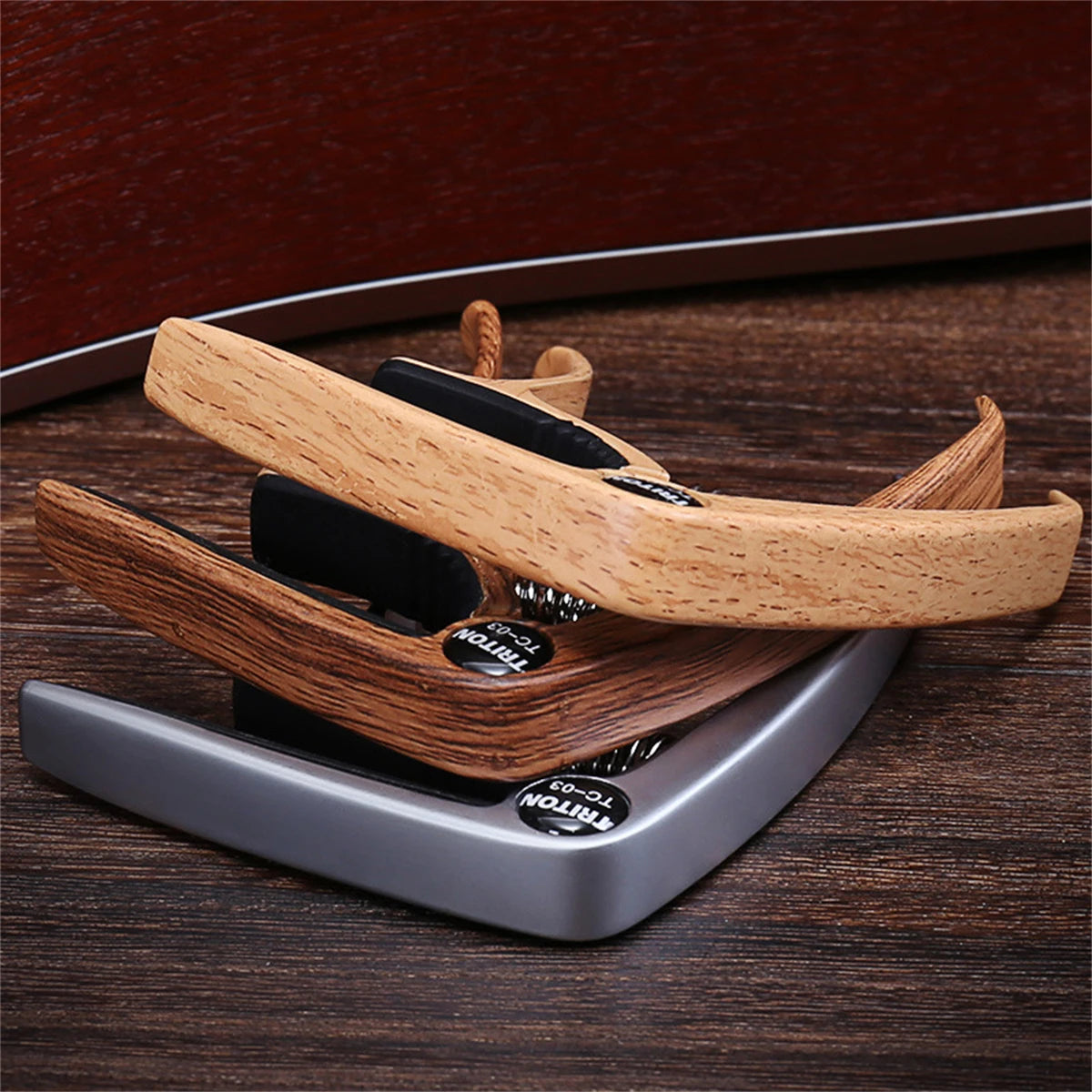 Guitar Capo Metal 1PCS Aluminum Alloy Guitar Tuner Clamp Professional Key Trigger Capo for Acoustic Electric Musical Instruments