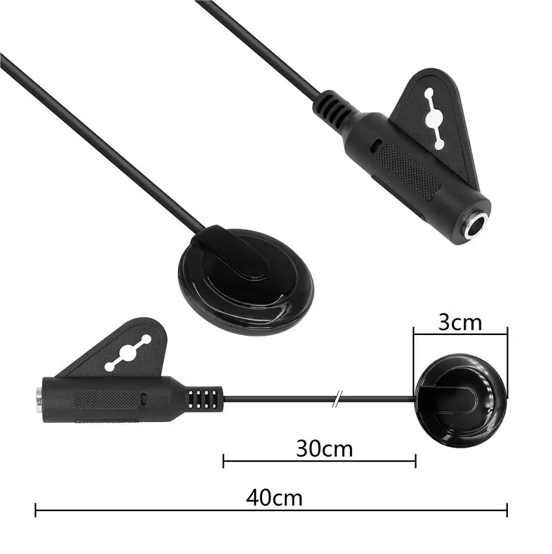 Contact Microphone Piezo Pickup Acoustic Guitar Microphone Pickup Cello Banjo Ukulele Mandolin Violin Mic Pickup