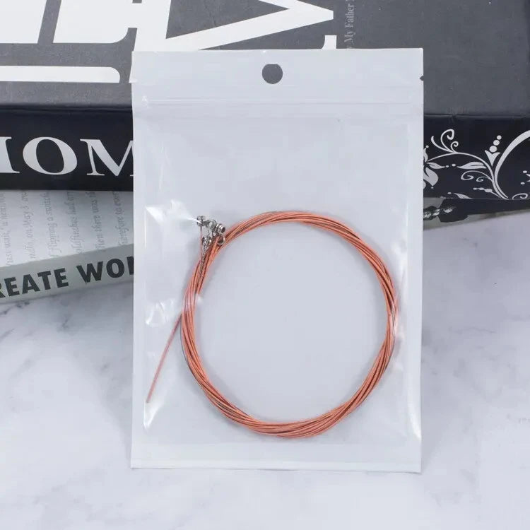 Miwayer 1 SET 6 Pieces Copper Guitar Strings 1-6 for Classical Classic Steel Wire Classic Acoustic Folk Guitar Parts Accessories