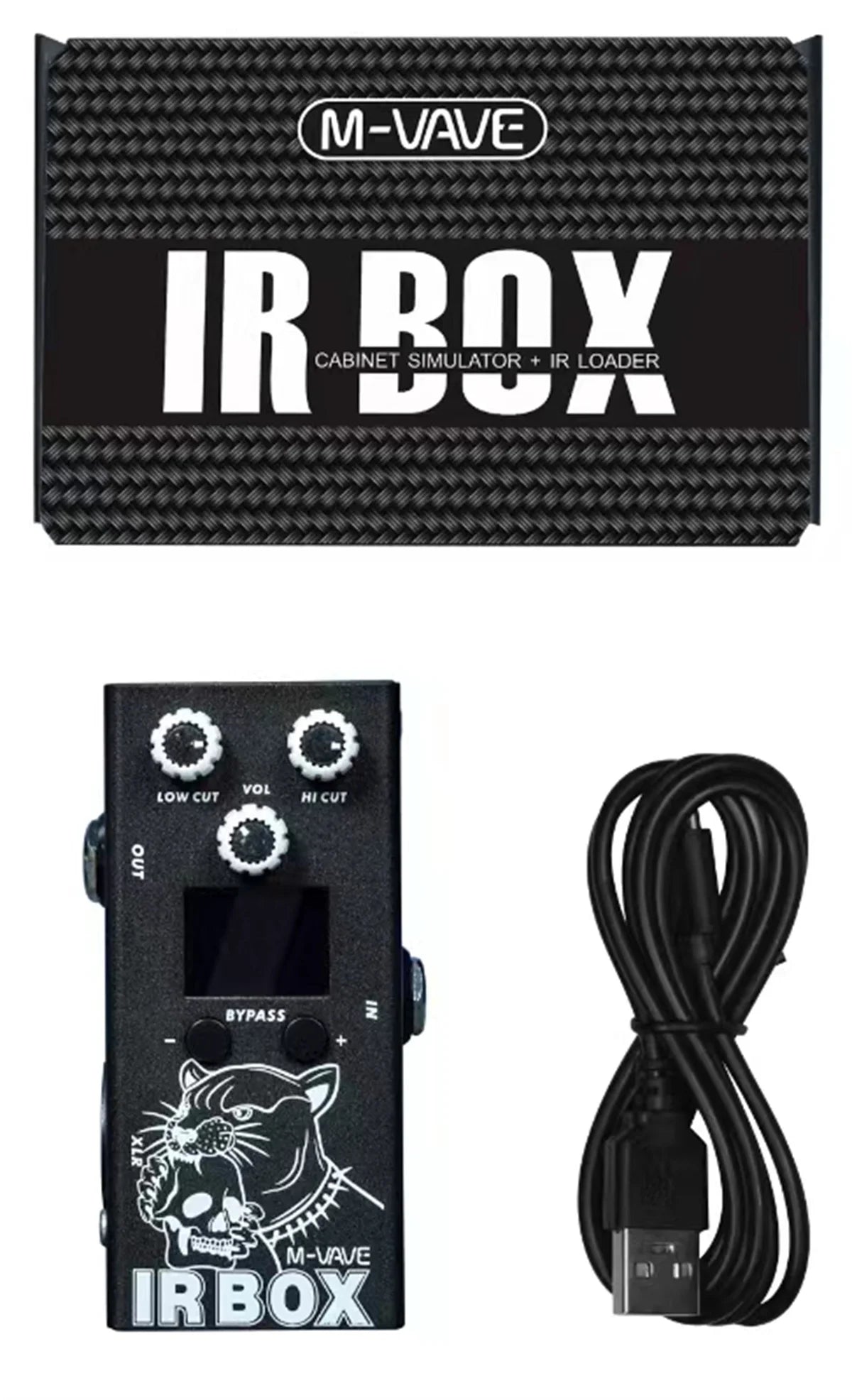 M VAVE Guitar Pedal Effectr IR BOX (Cabinet Simulator +IR Loader) Highly Restored Various Classic Speaker Box Sound support APP