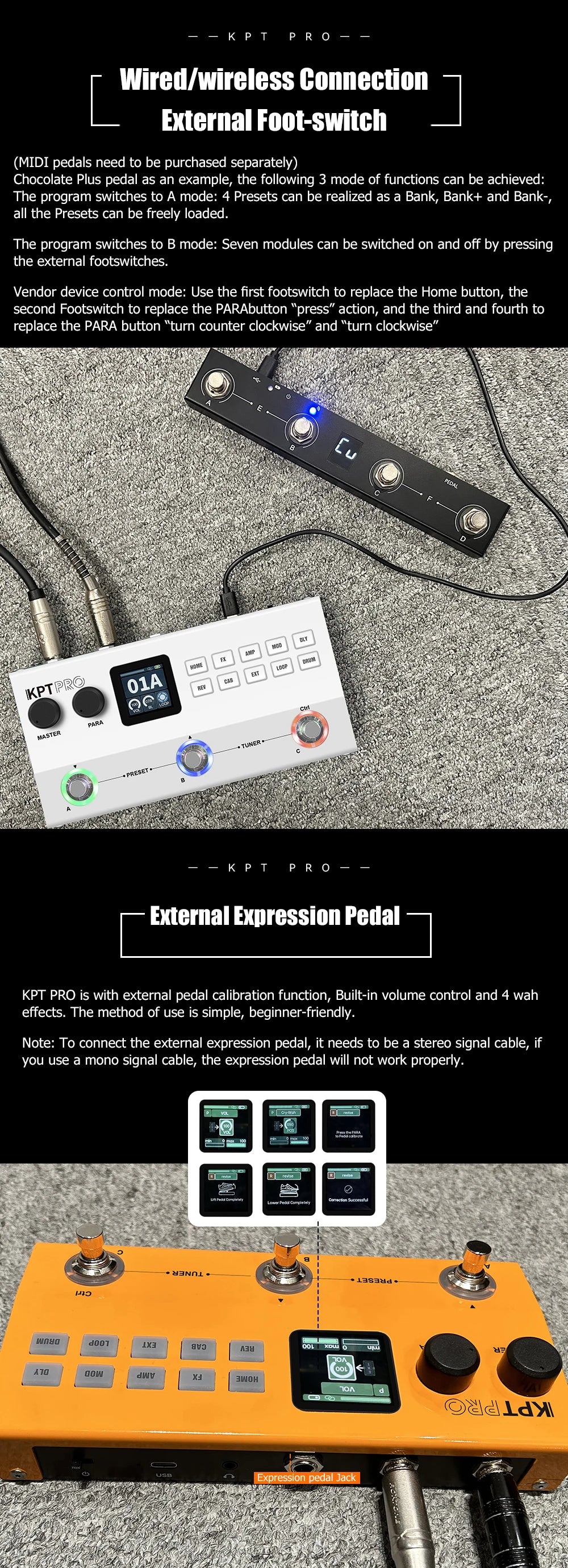 Yuimer KPT PRO Guitar Effect Pedal,Loop ,Drum with Noise Reduction, Compression, EQ, Delay, Reverb,TANK G Upgraded Multi-Effects