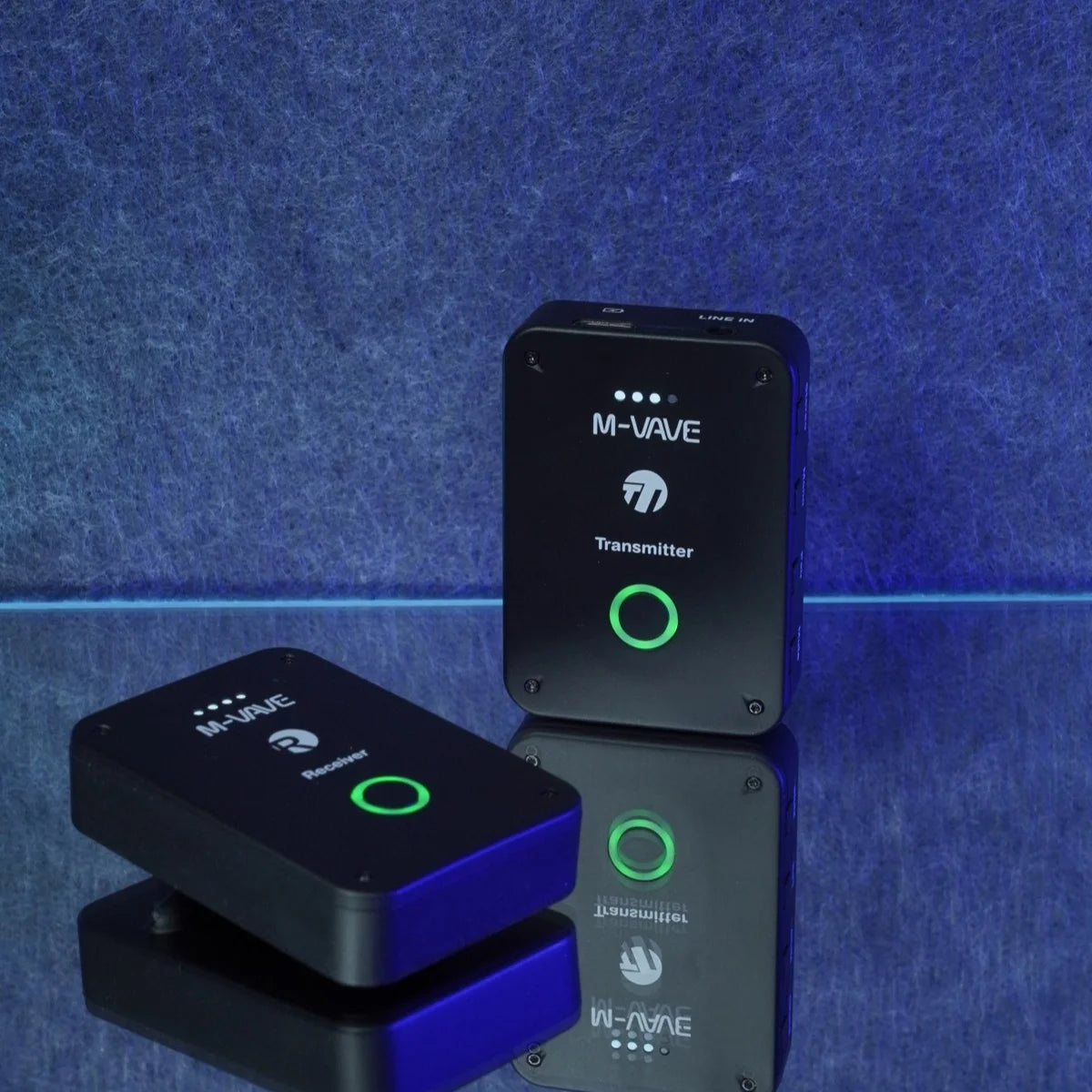 M-VAVE WP-9 2.4G Wireless System Earphone Monitor Transmission System Rechargeable Transmitter Receiver Mono Recording Function