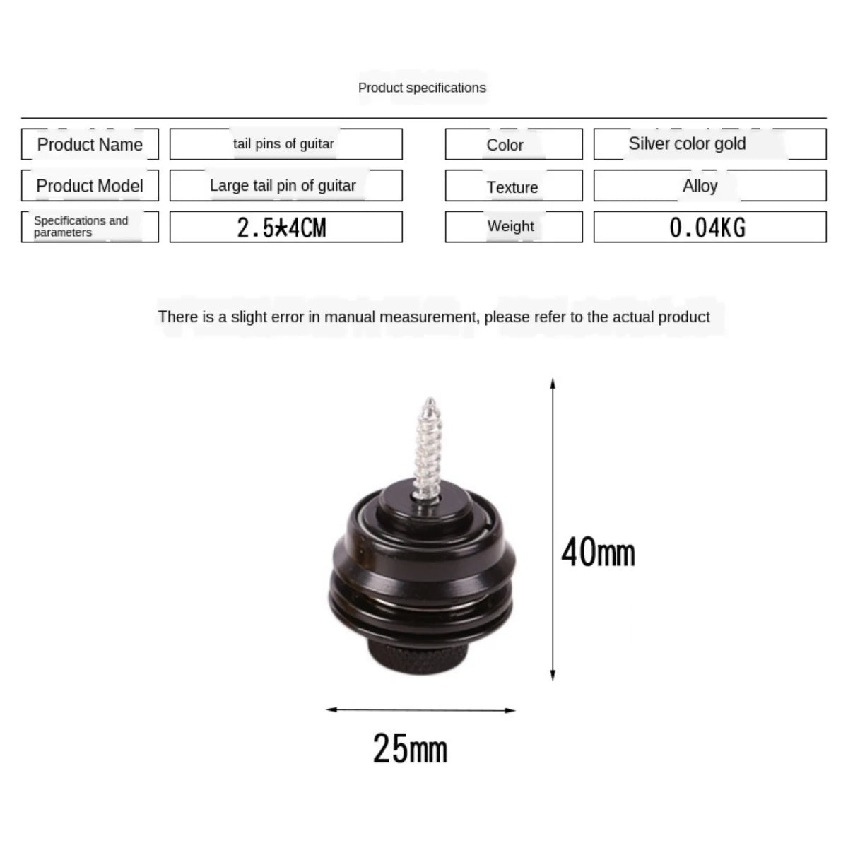 Guitar Strap Lock 1 PCS Heavy Duty Metal Button Security Straplock for Electric Acoustic Guitar Bass Ukulele