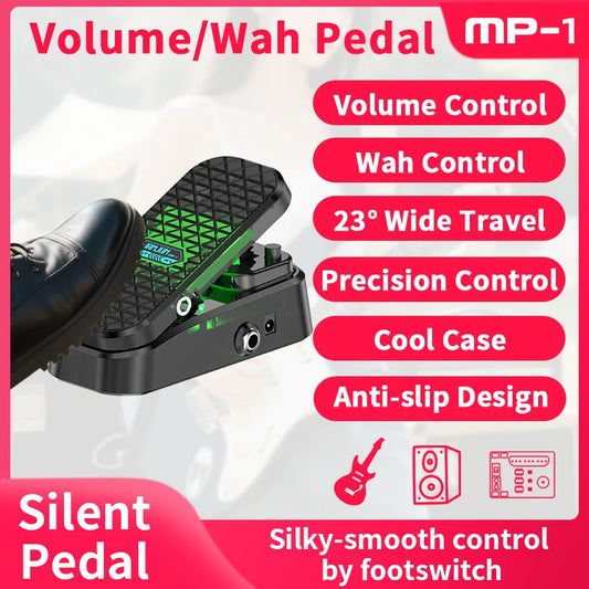 Wow Pedal MP-1 volume control Noiseless, non-slip, no power supply required Effects pedal for guitar amp