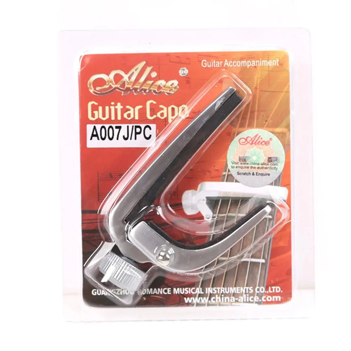 Alice Guitar Capo Adjustable Roller Metal Perfect Quick Change Tune for Electric Acoustic Guitar, Bass, Violin, and Ukulele