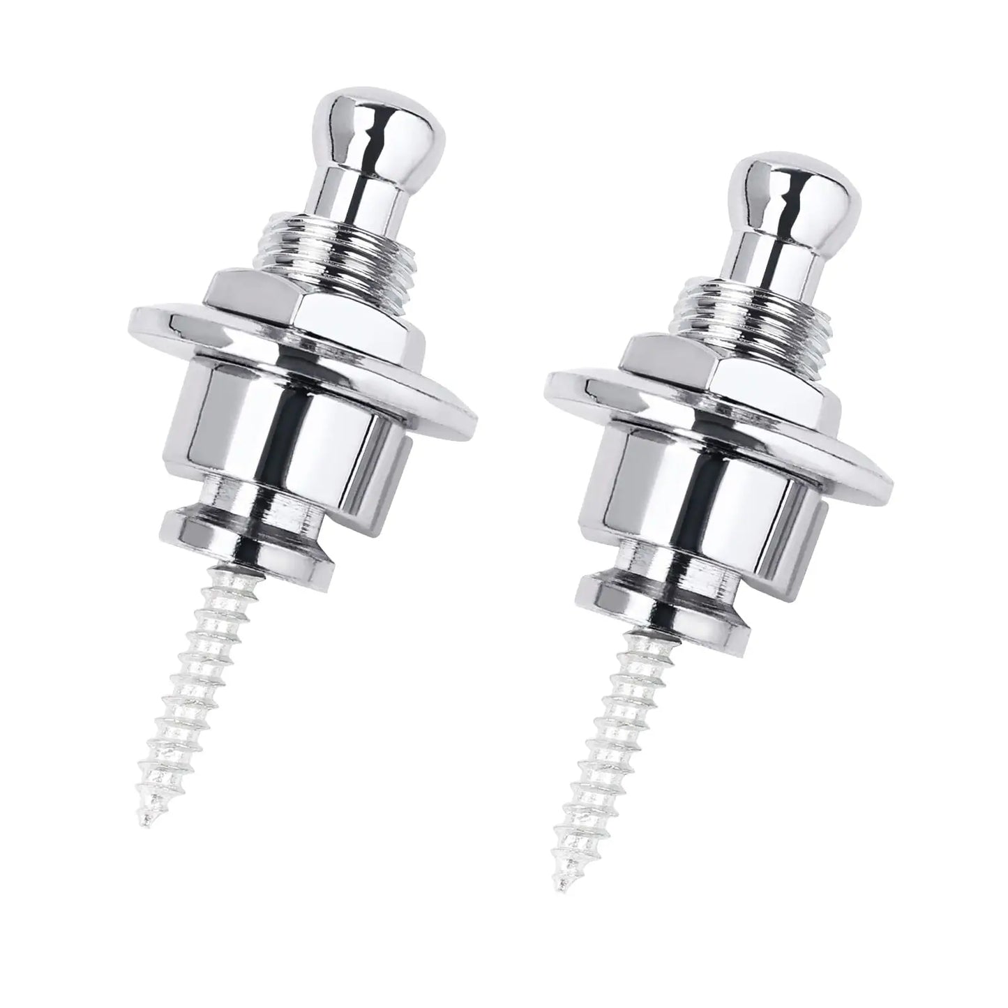Guitar Strap Buttons Pins 1/2PCS 3 Color For Choose Premium Guitar Strap Locks Metal Security Strap Buttons Metal End Pins