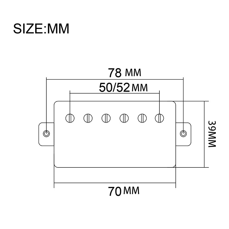 [Pickup DIY Kits] LP Guitar Humbucker Pickup Kits-Brass Cover/Ceramic/Plastic Bobbin/Fixed/Adjustable Pole/4C Cable Pickup Kits