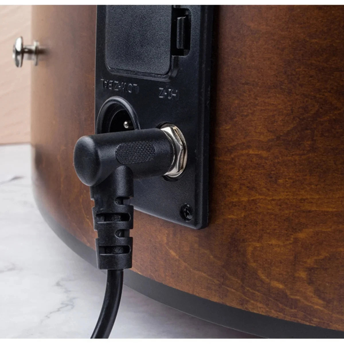 Miwayer 6Pcs Guitar Effect Pedal Cable Connecting Line 6.35Mm 1/4 Inch Audio Cable 6 Inch Right Angle Cord Copper Wire