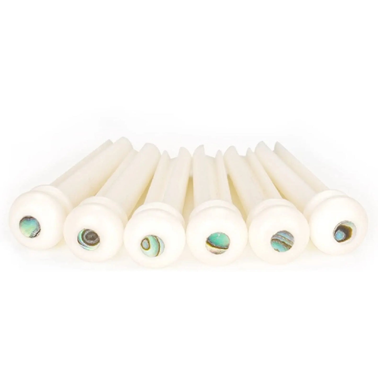 Miwayer Acoustic Guitar Bridge Pins of Various Styles 6pcs , Cow Bone/Ebony/Cocoapolo Wood Guitar Fixed String Nails
