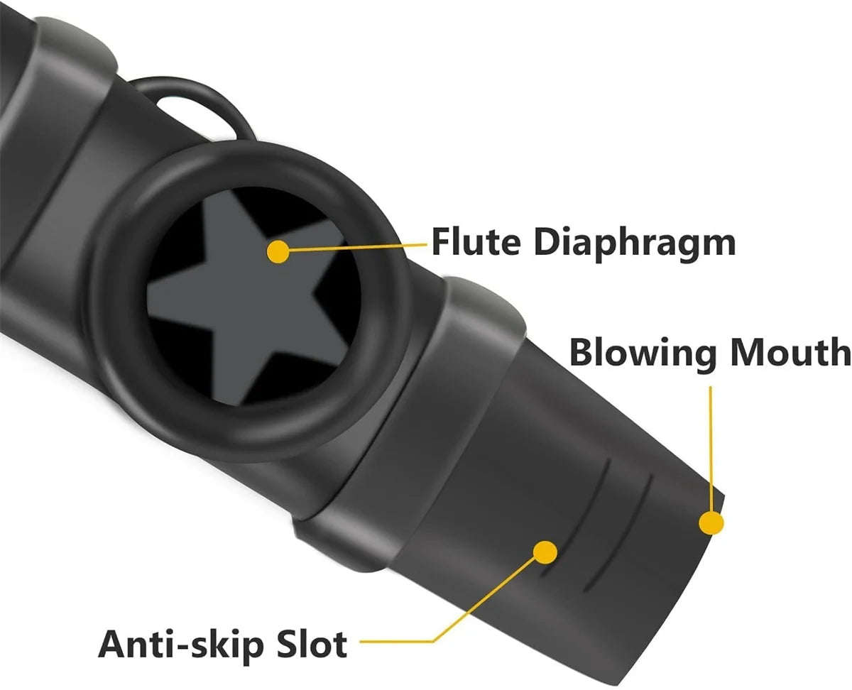 Kazoo Membrane-Free Flute, Great Sound & Easy to Learn | Compatible with Guitar/Ukulele/Violin, Unique Gift
