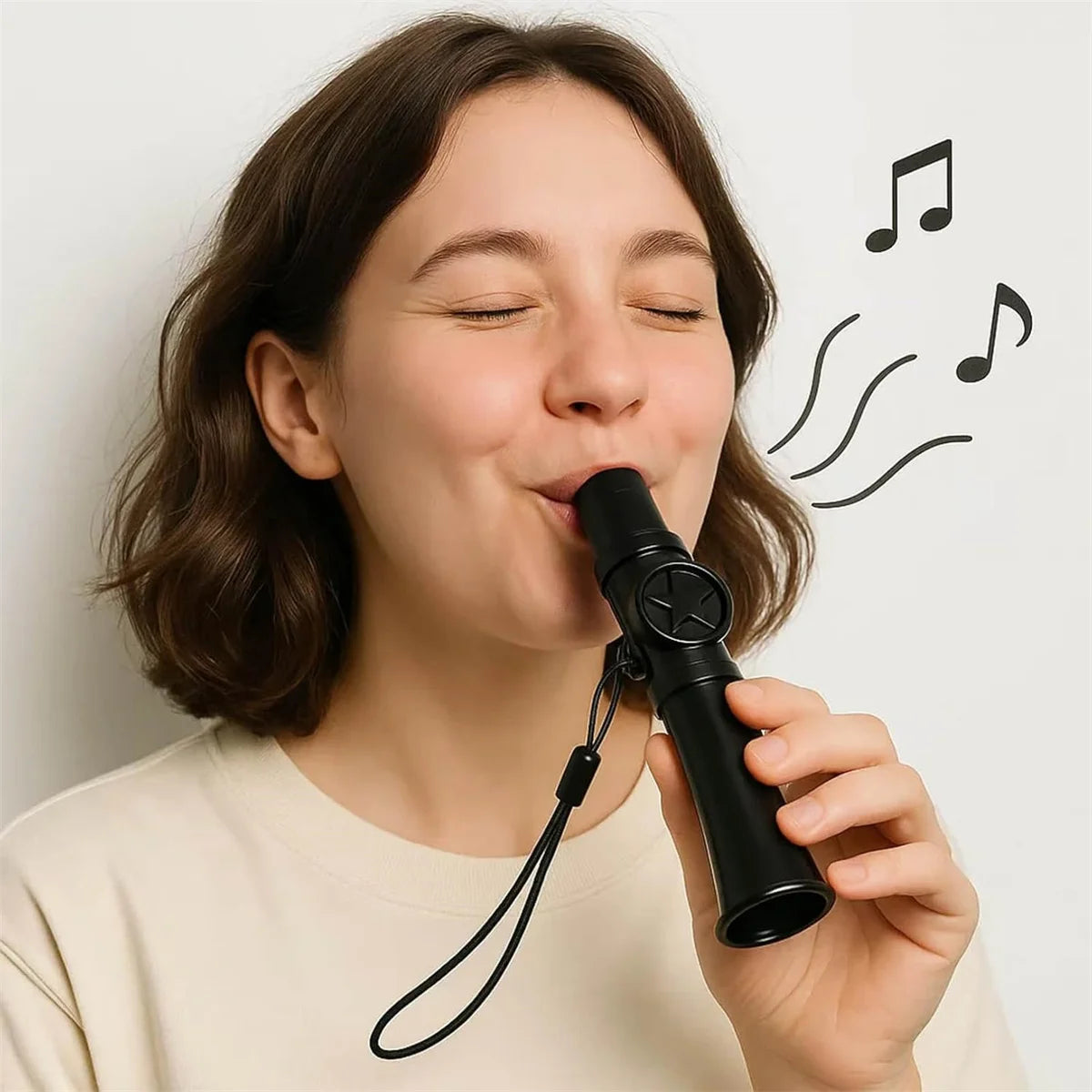 Kazoo Membrane-Free Flute, Great Sound & Easy to Learn | Compatible with Guitar/Ukulele/Violin, Unique Gift