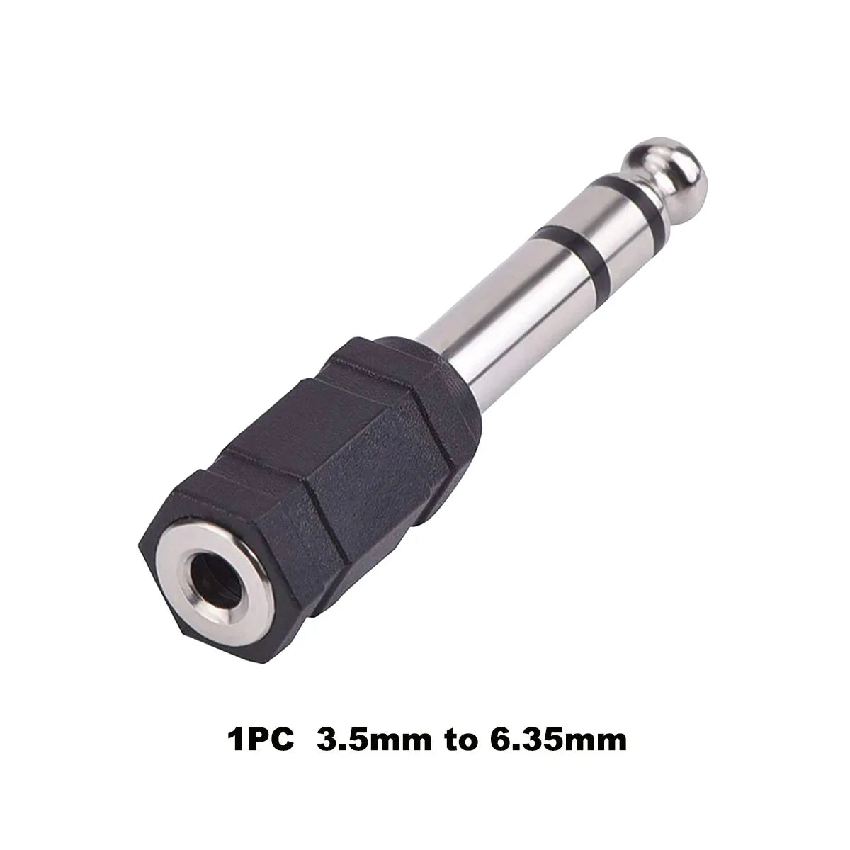 Miwayer 3.5mm Female To 6.35mm(1/4 inch) Male Stereo Headphone Audio Adaptor/Microphone Plug Jack Adapter Converter