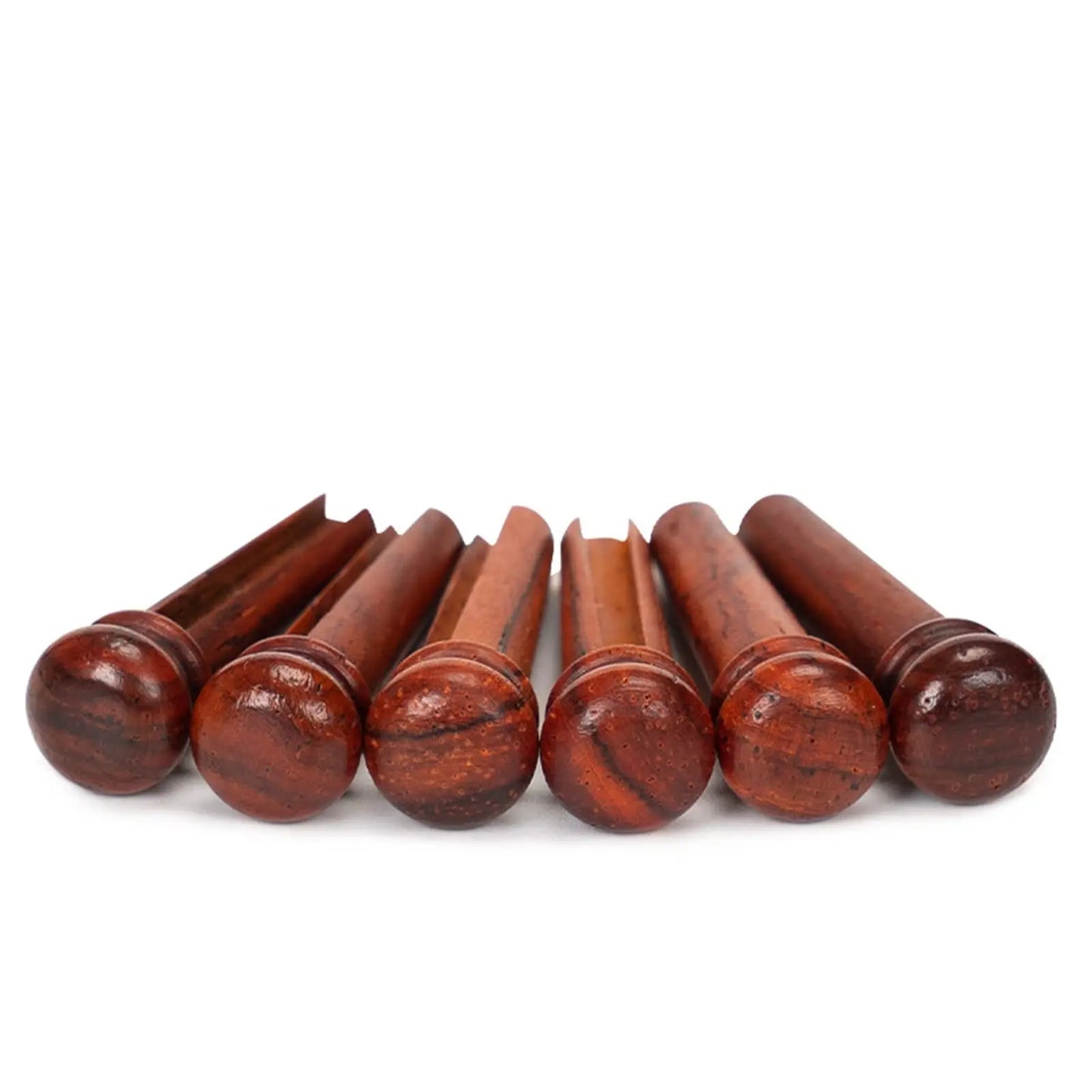 Miwayer Acoustic Guitar Bridge Pins of Various Styles 6pcs , Cow Bone/Ebony/Cocoapolo Wood Guitar Fixed String Nails