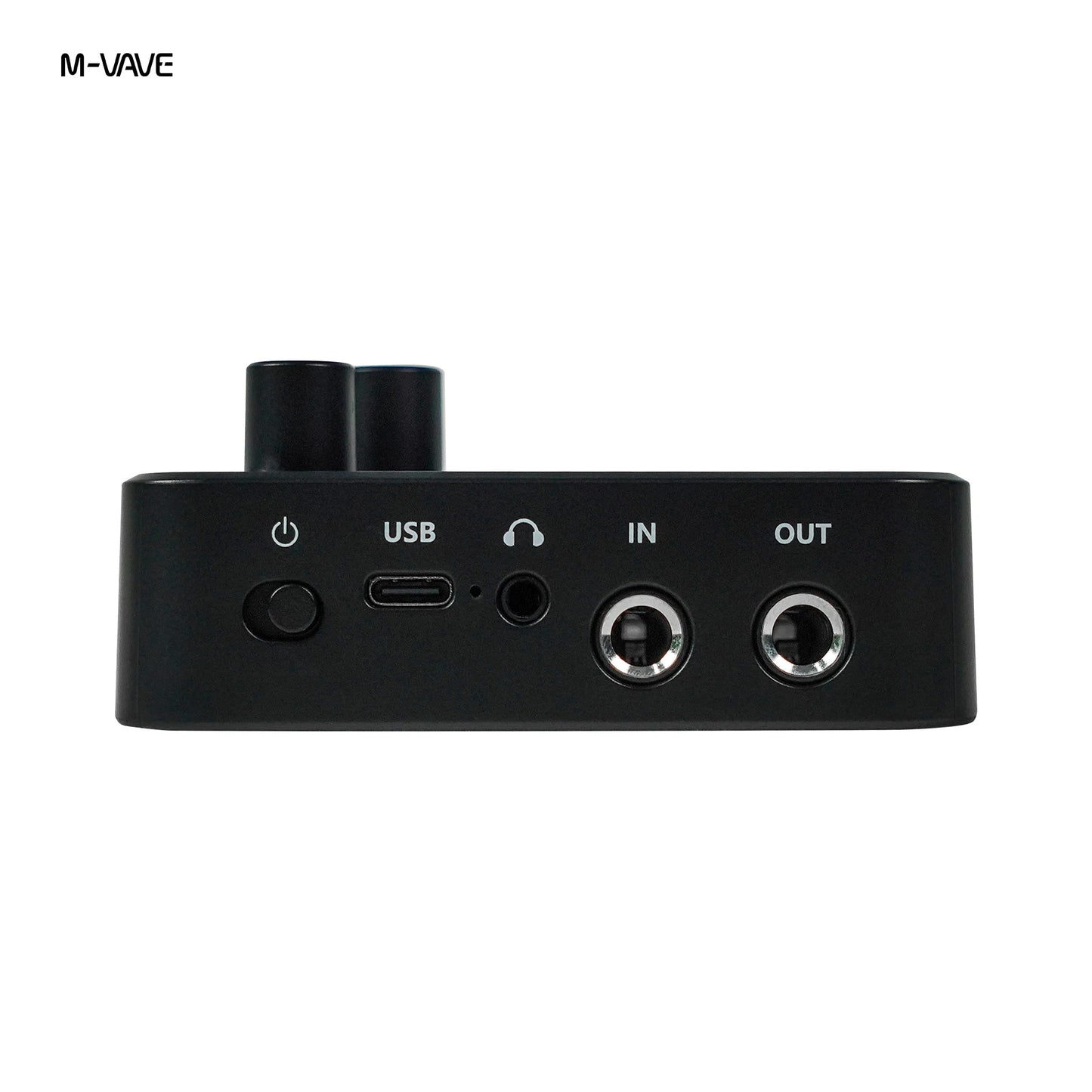 M-VAVE Pocket AMP Mini Guitar Bass Amp 1.54 LCD Color Screen 1450mAh Custom Multi-Function APP Control Desktop Effects Processor