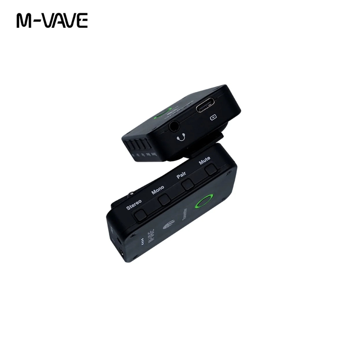 M-VAVE WP-9 2.4G Wireless System Earphone Monitor Transmission System Rechargeable Transmitter Receiver Mono Recording Function
