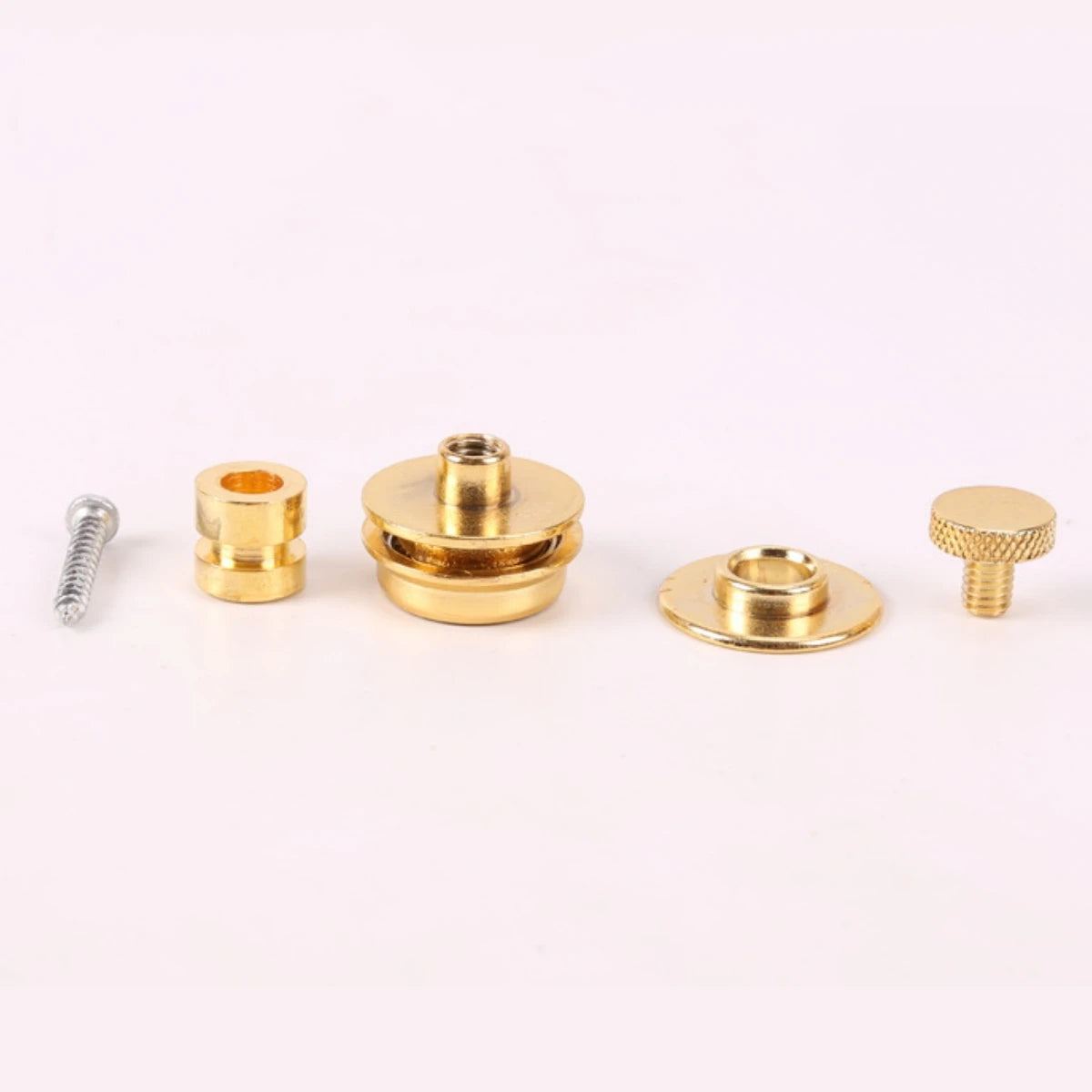 Guitar Strap Lock 1 PCS Heavy Duty Metal Button Security Straplock for Electric Acoustic Guitar Bass Ukulele
