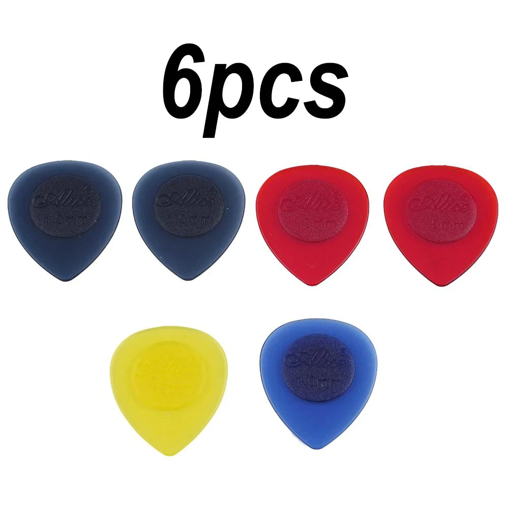 6Pcs Alice Stubby Guitar Picks ABS Plectrums Large Stubbies Big Thickness 1mm 2mm 3mm Guitar Pick Guitar Accessories