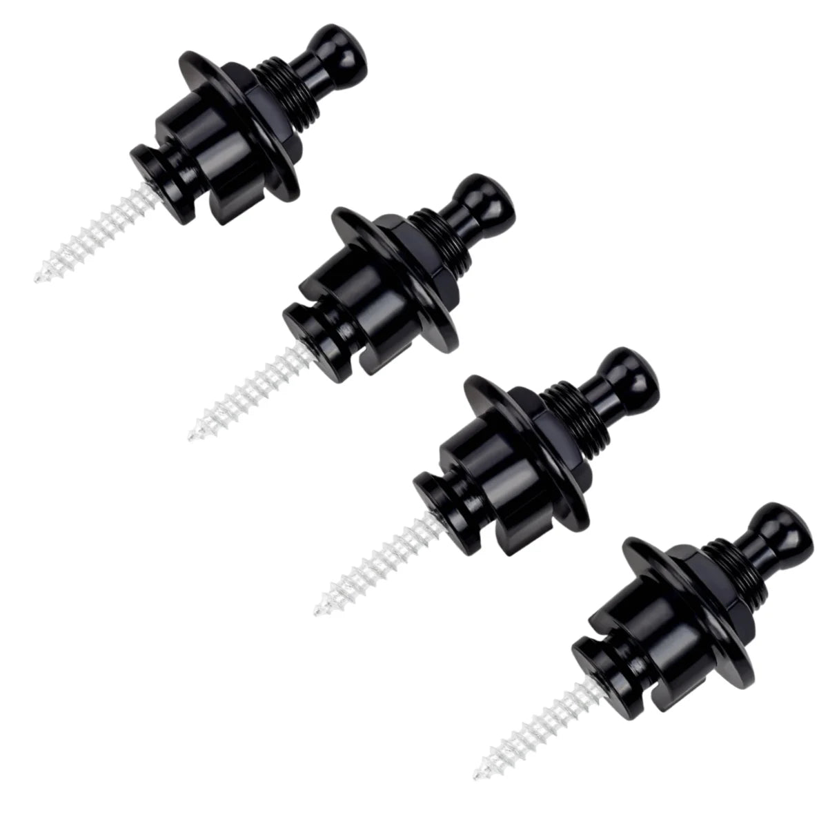 Guitar Strap Buttons Pins 1/2PCS 3 Color For Choose Premium Guitar Strap Locks Metal Security Strap Buttons Metal End Pins